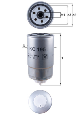 Filtru combustibil KNECHT KC 195