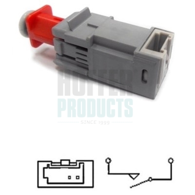 Comutator lumini frana OPEL ASTRA G combi (T98) 1.7 DTI 16V (F35)  diesel 75 cai HOFFER 3500066
