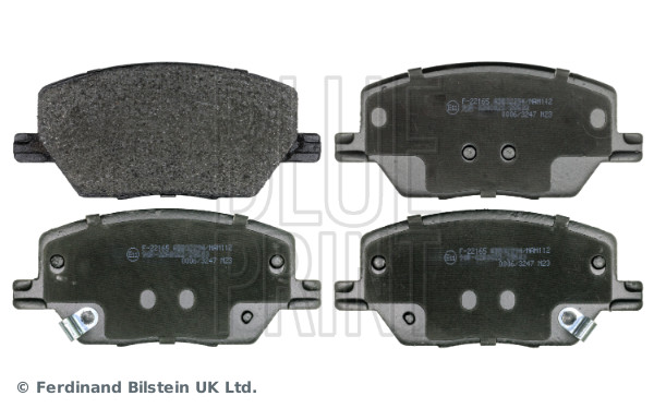 Placute frana BLUE PRINT ADA104278