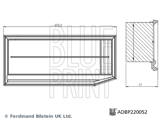 Filtru aer BLUE PRINT ADBP220052