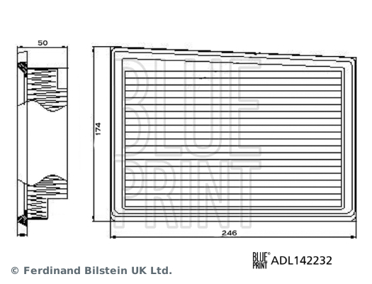 Filtru aer BLUE PRINT ADL142232