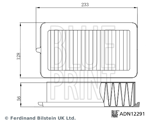 Filtru aer BLUE PRINT ADN12291