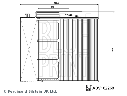 Filtru aer BLUE PRINT ADV182268