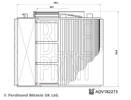 Filtru aer BLUE PRINT ADV182273