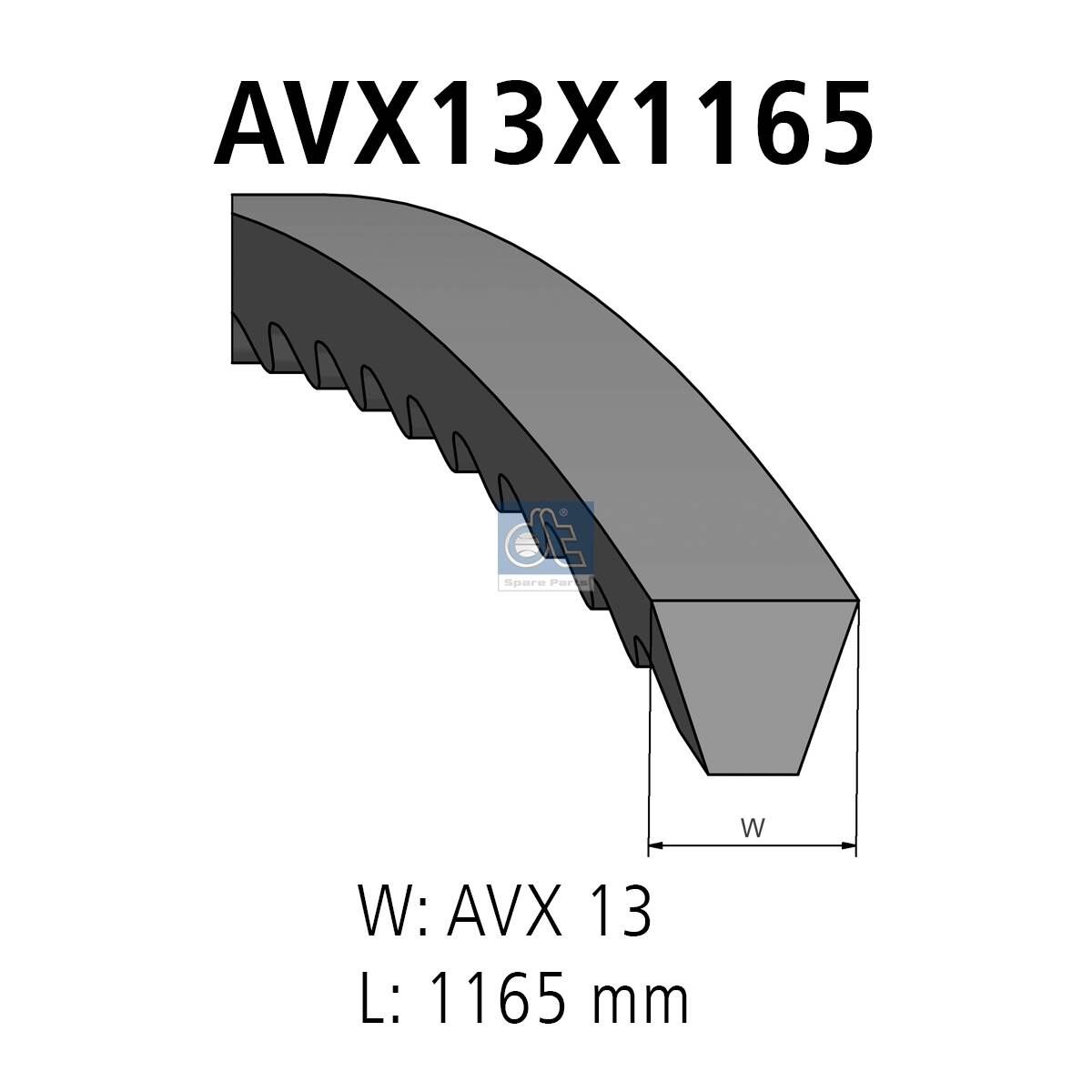 Curea transmisie DT SPARE PARTS 6.31417
