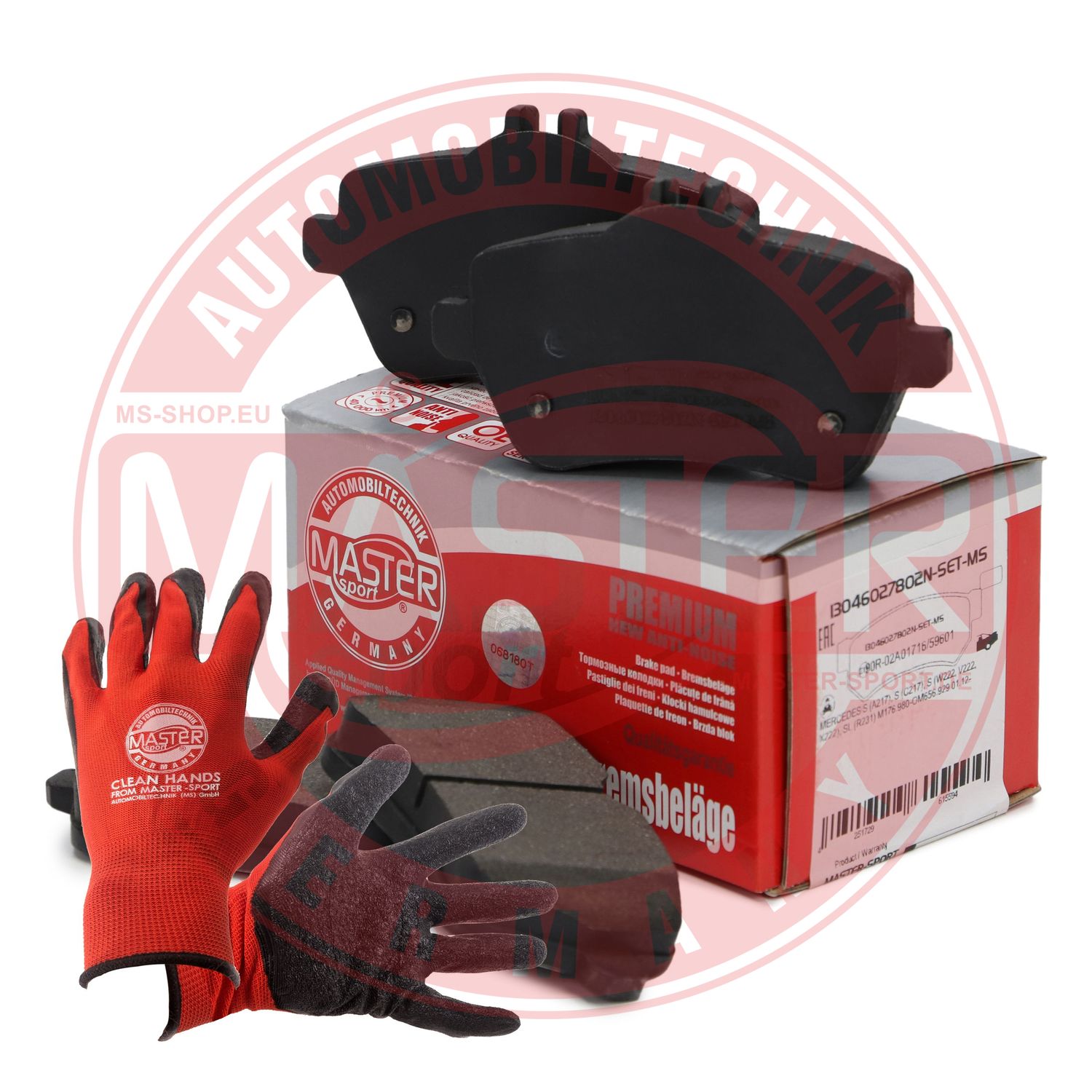 Placute frana MASTERSPORT GERMANY 13046027802N-SET-MSP