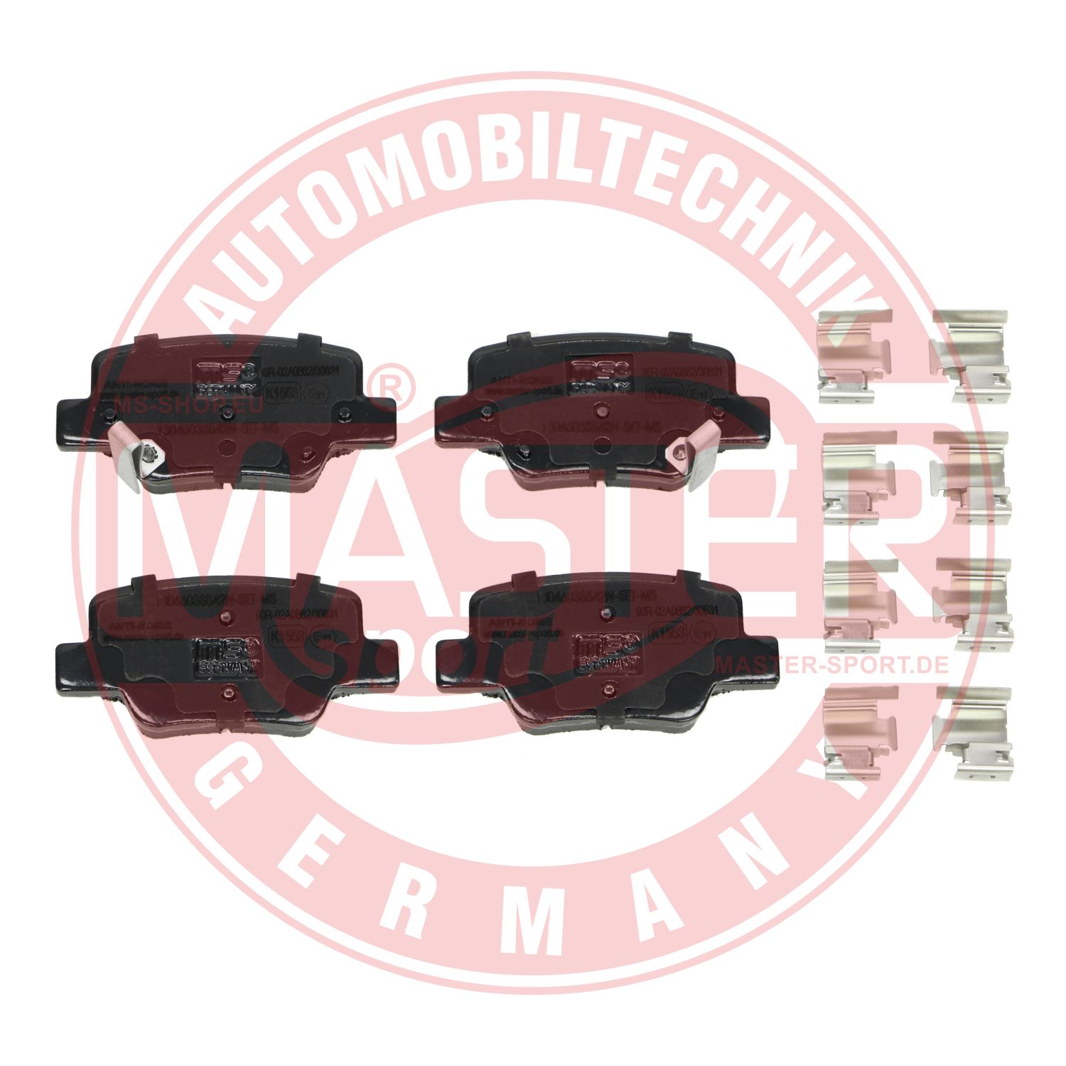 Placute frana MASTERSPORT GERMANY 13046038542N-SET-MS