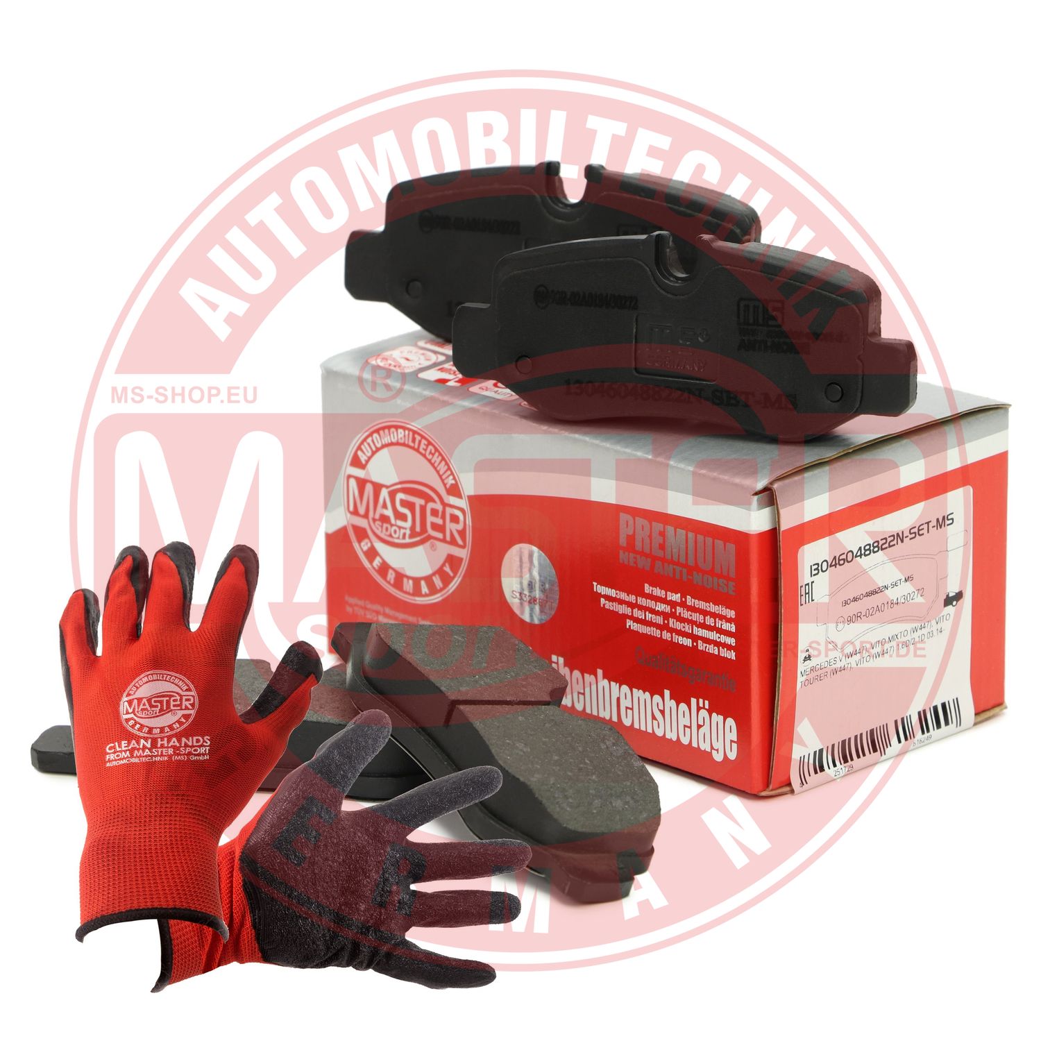 Placute frana MASTERSPORT GERMANY 13046048822N-SET-MSP