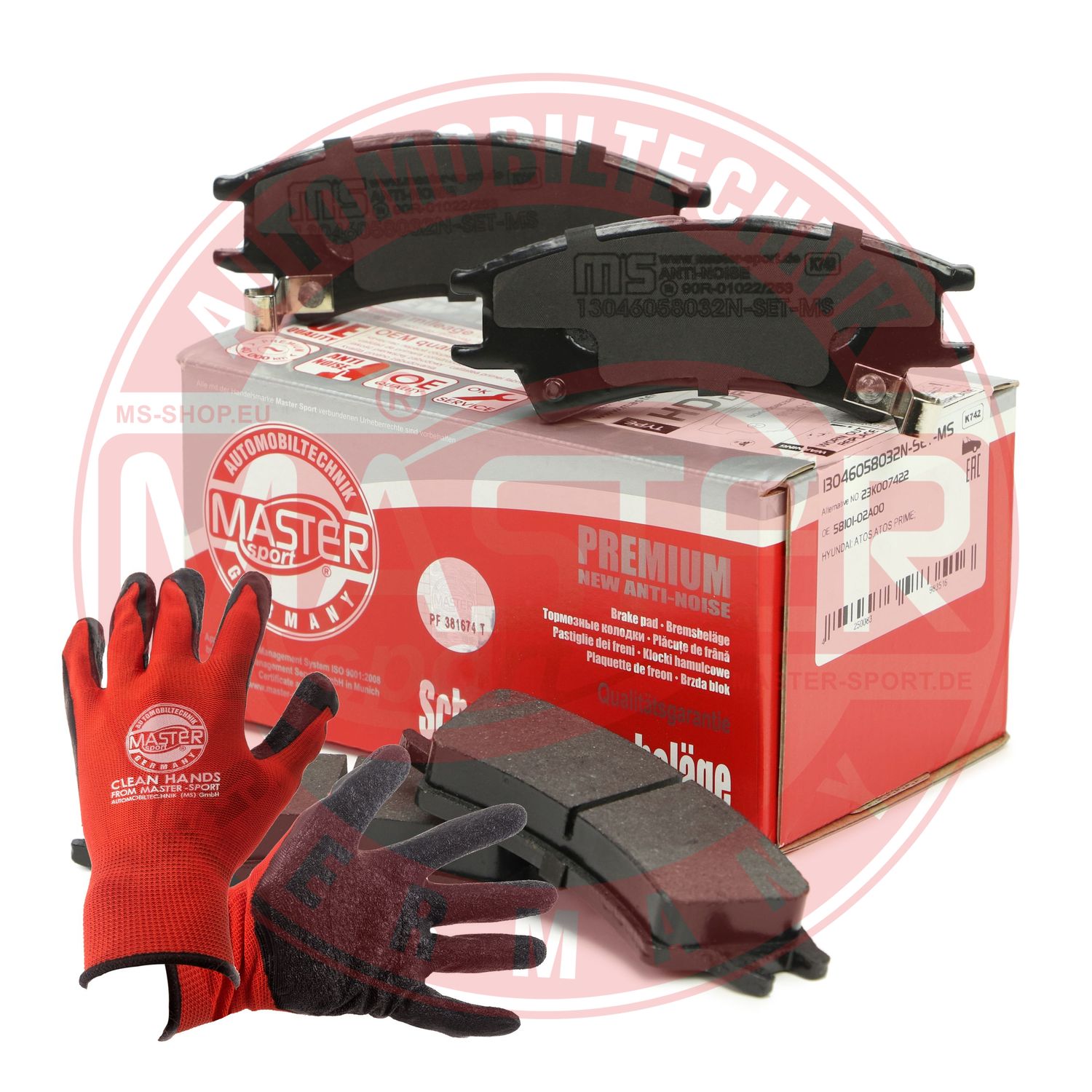 Placute frana MASTERSPORT GERMANY 13046058032N-SET-MSP