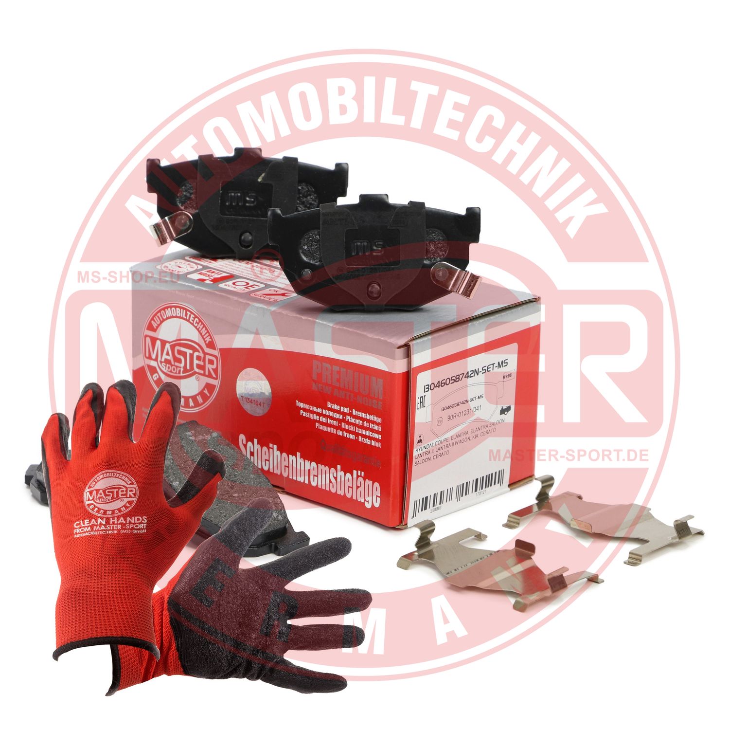 Placute frana MASTERSPORT GERMANY 13046058742N-SET-MSP