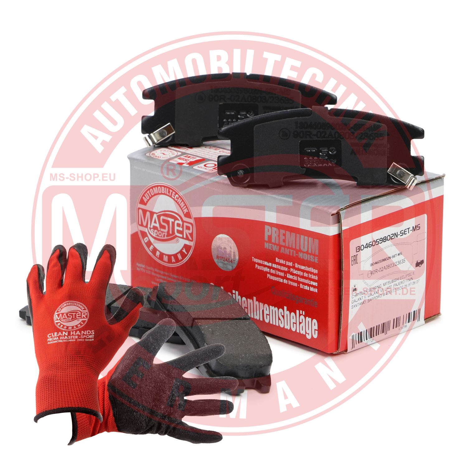 Placute frana MASTERSPORT GERMANY 13046059802N-SET-MSP