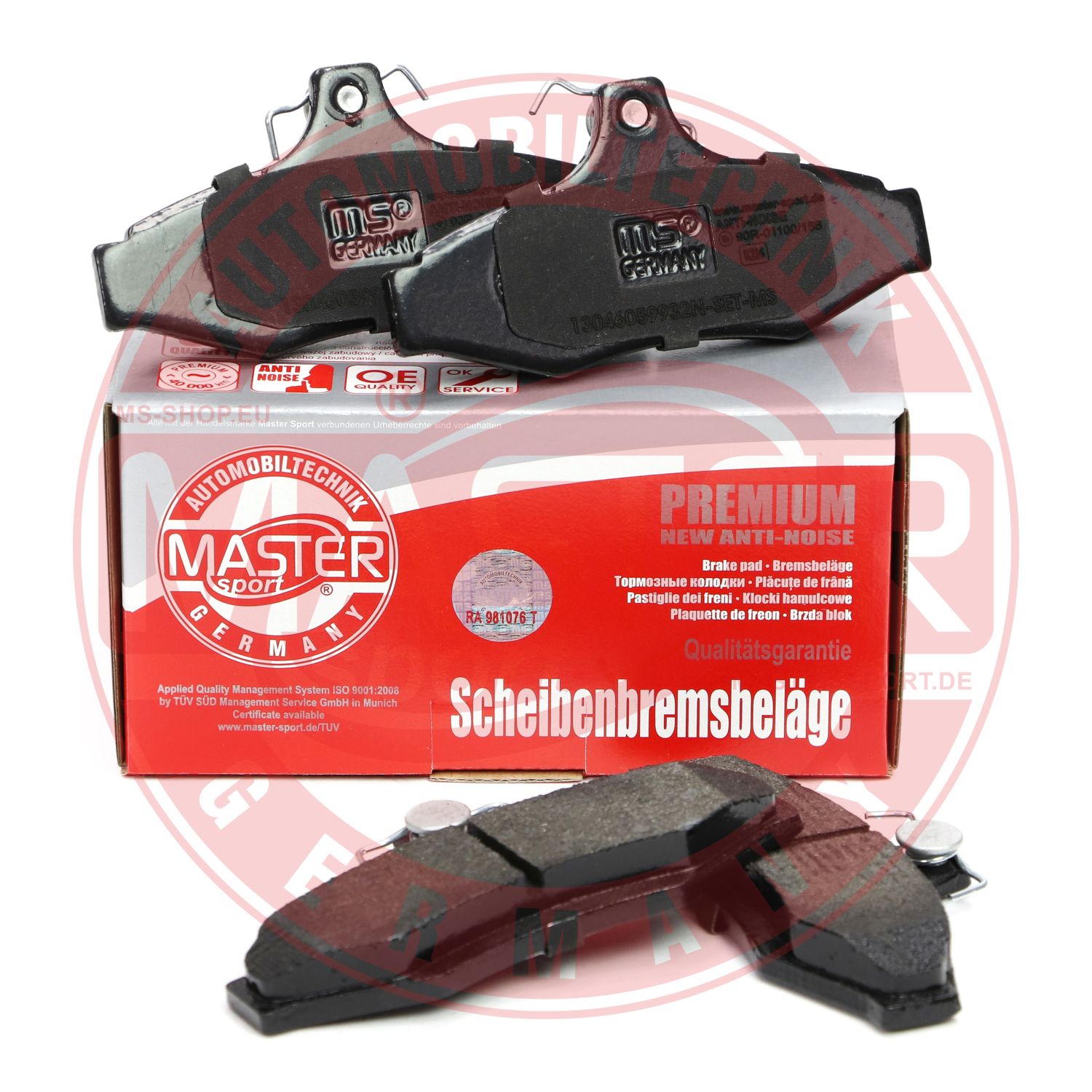 Placute frana MASTERSPORT GERMANY 13046059932N-SET-MS