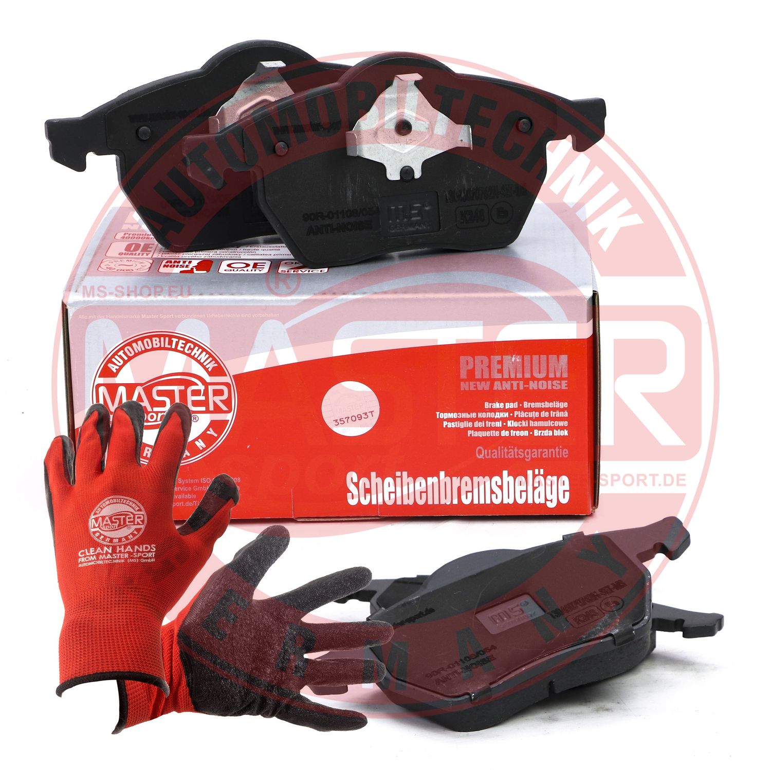 Placute frana MASTERSPORT GERMANY 13046070762N-SET-MSP