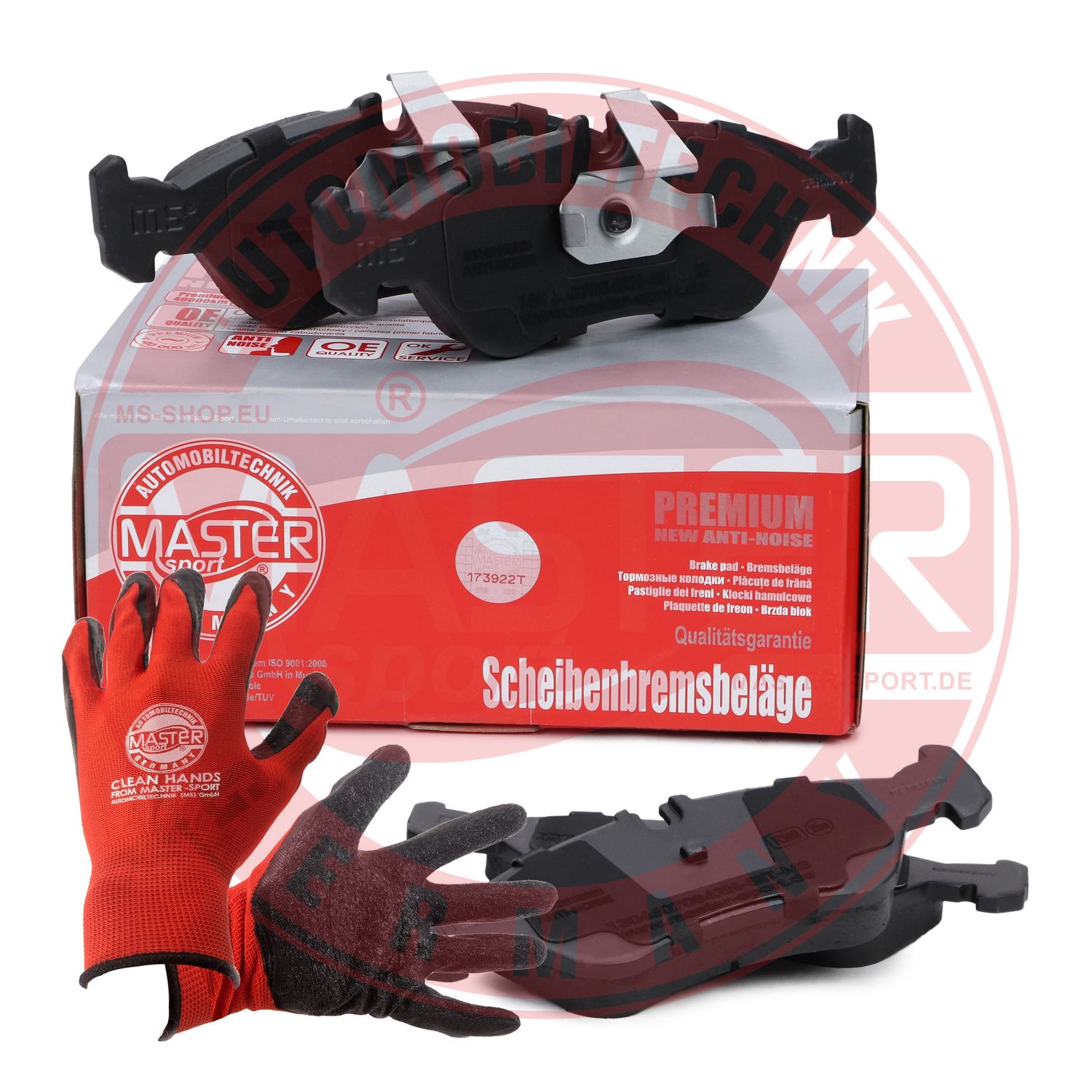 Placute frana MASTERSPORT GERMANY 13046070842N-SET-MSP