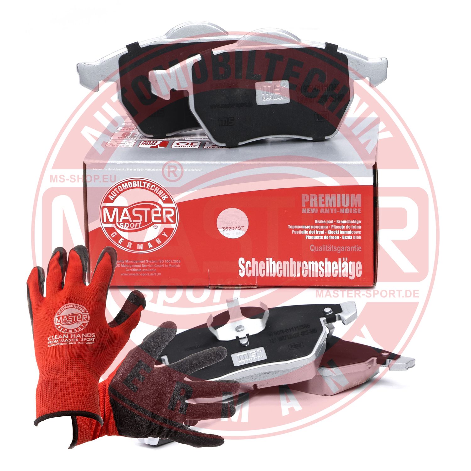 Placute frana MASTERSPORT GERMANY 13046071222K-SET-MSP