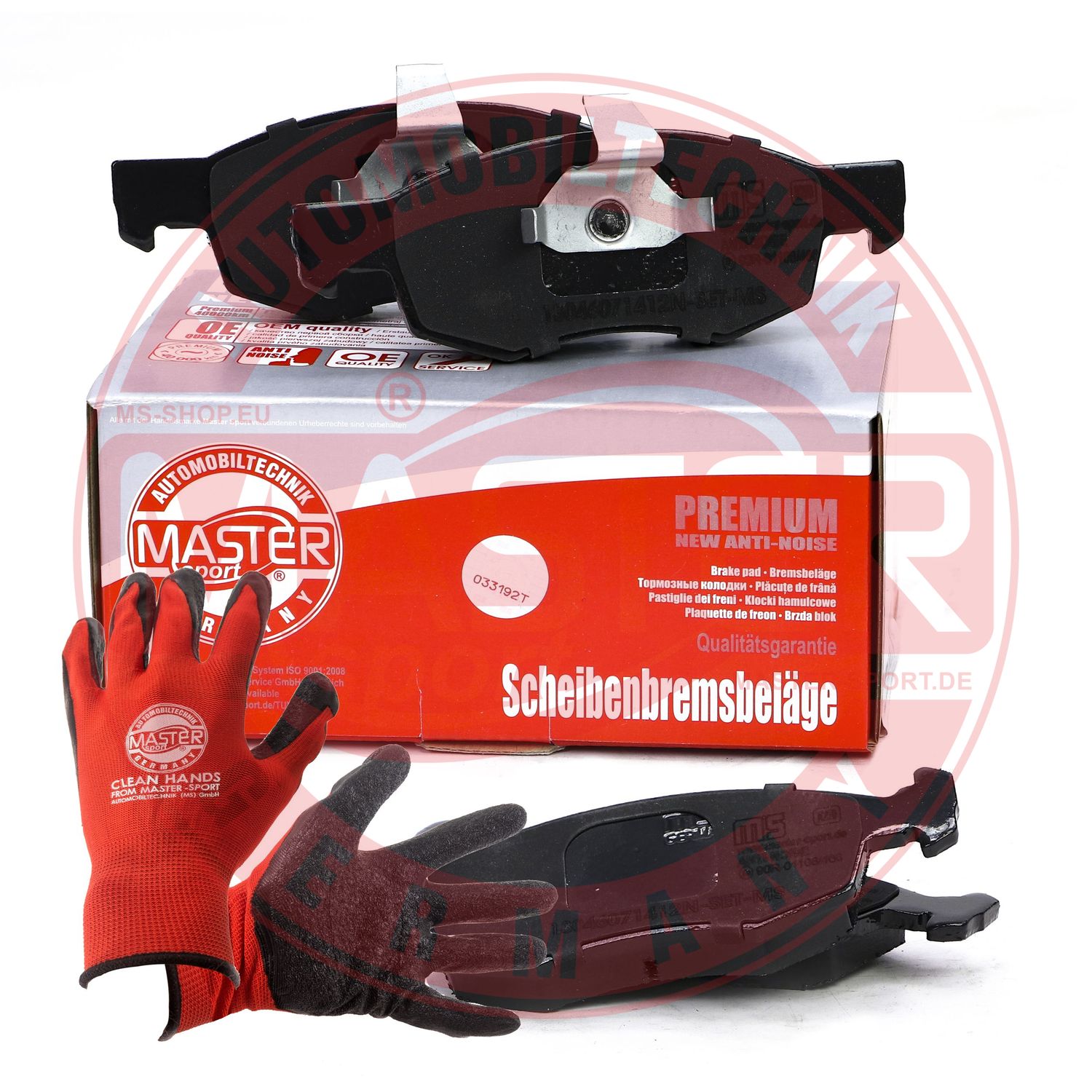 Placute frana MASTERSPORT GERMANY 13046071412N-SET-MSP