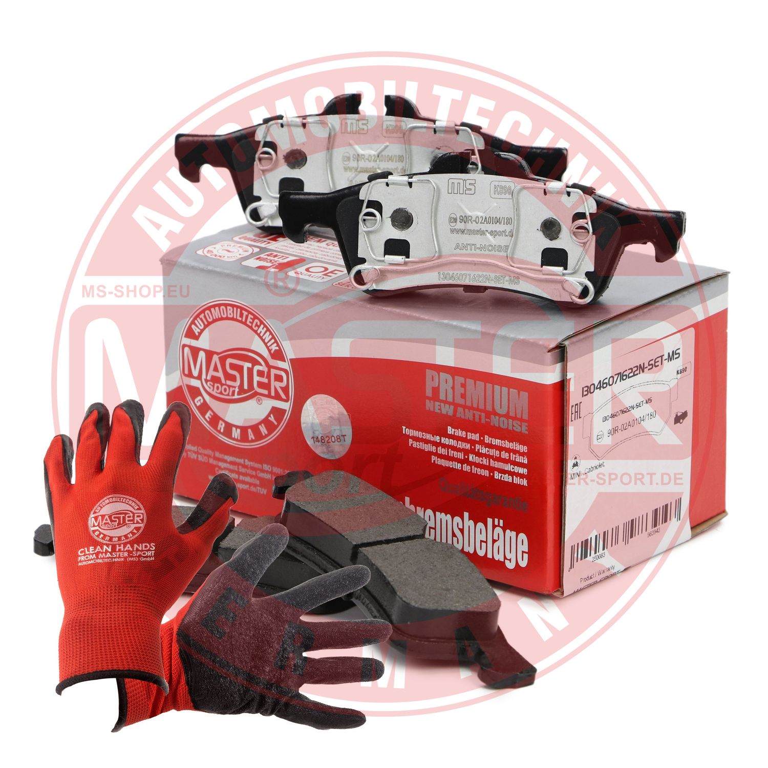 Placute frana MASTERSPORT GERMANY 13046071622N-SET-MSP