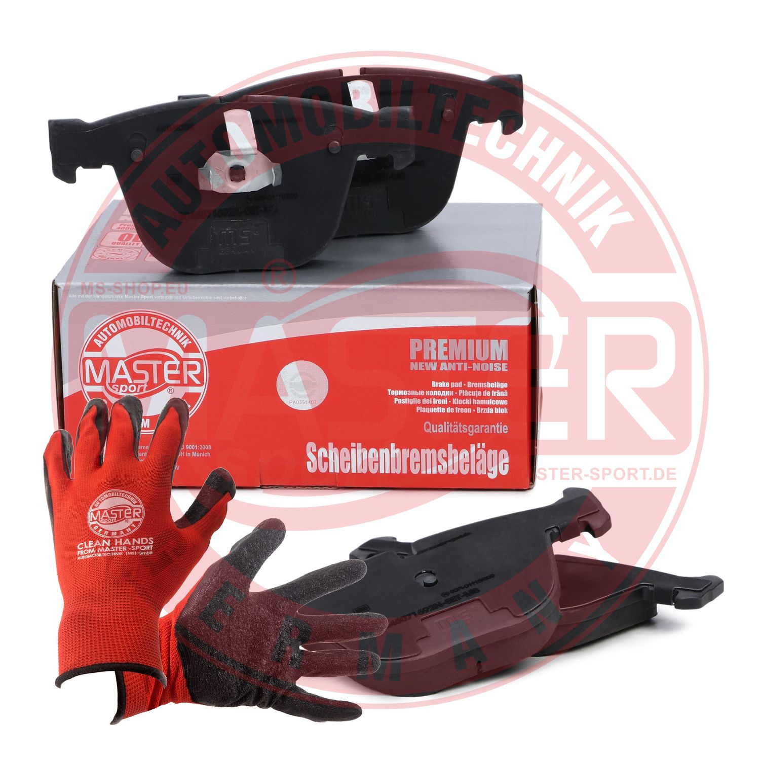 Placute frana MASTERSPORT GERMANY 13046071692N-SET-MSP