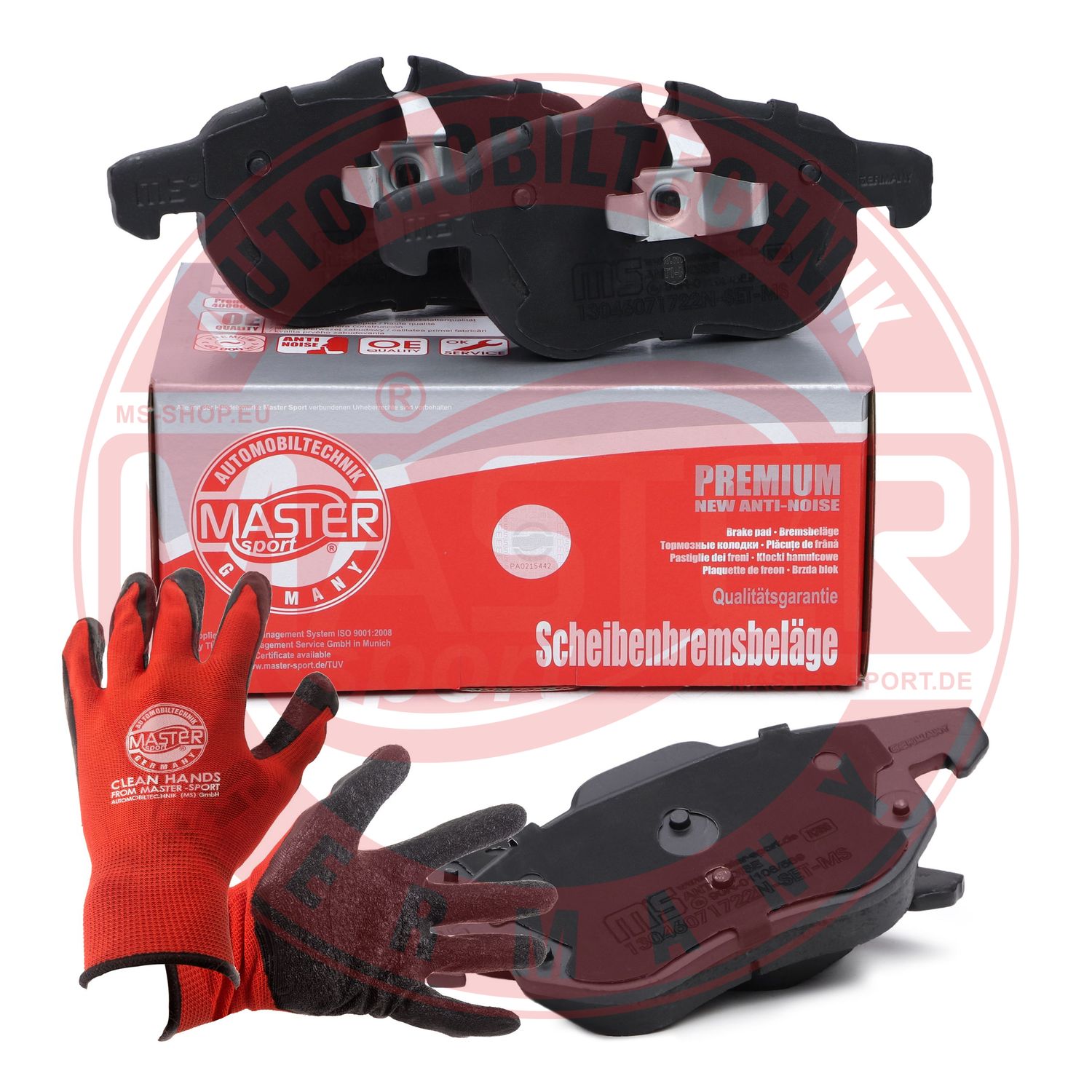 Placute frana MASTERSPORT GERMANY 13046071722N-SET-MSP