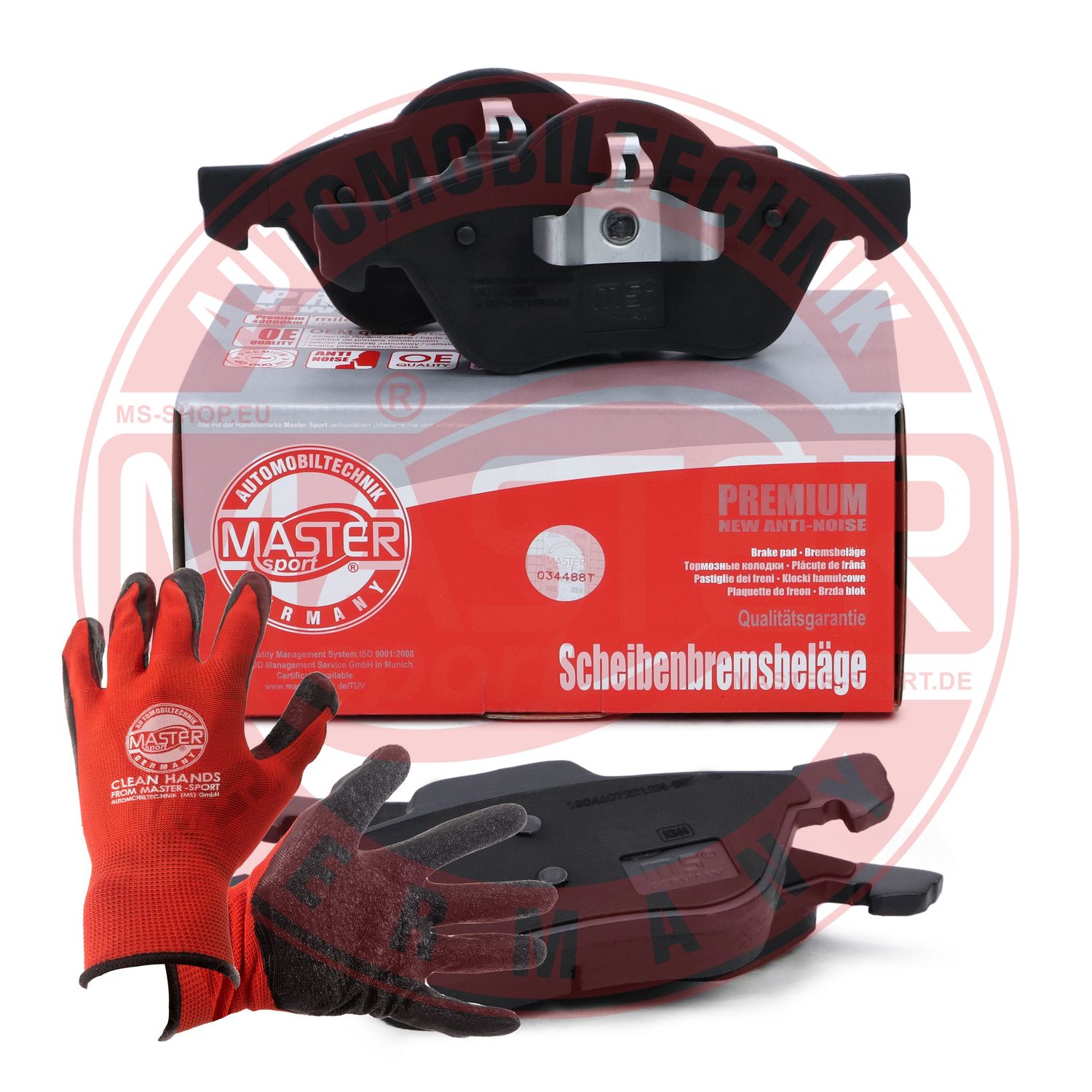 Placute frana MASTERSPORT GERMANY 13046072212N-SET-MSP