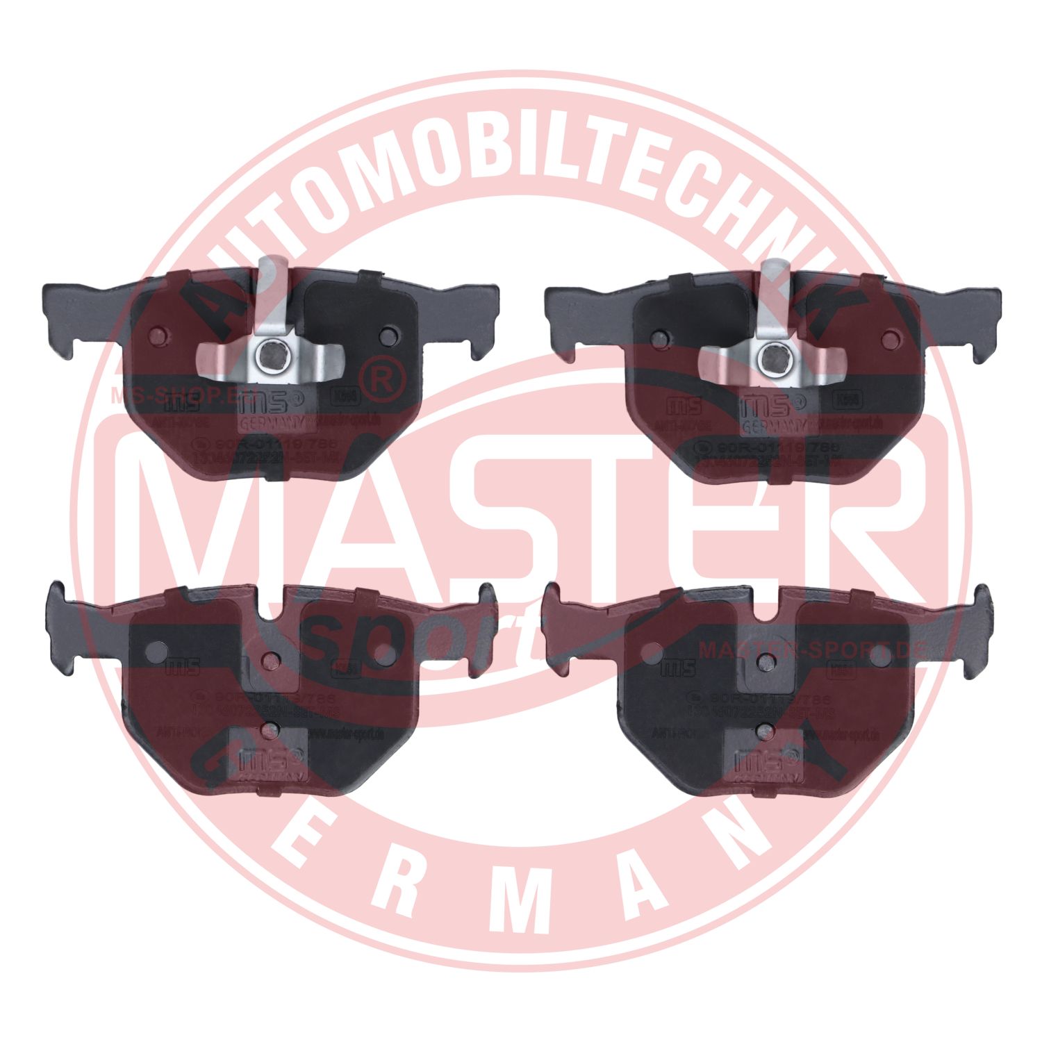 Placute frana MASTERSPORT GERMANY 13046072252N-SET-MS