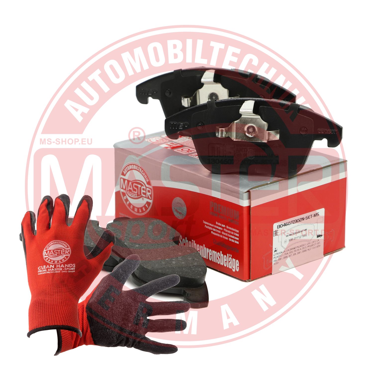 Placute frana MASTERSPORT GERMANY 13046072302N-SET-MSP