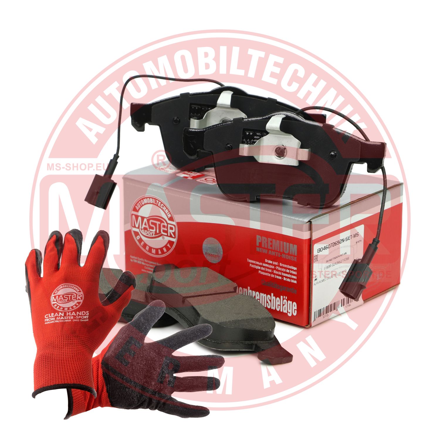 Placute frana MASTERSPORT GERMANY 13046072692N-SET-MSP