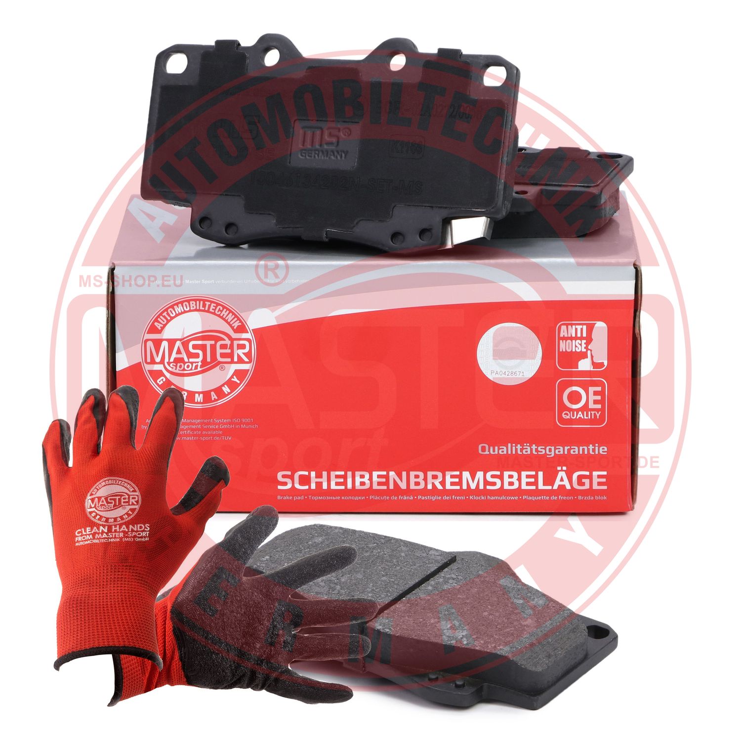 Placute frana MASTERSPORT GERMANY 13046134282N-SET-MSP