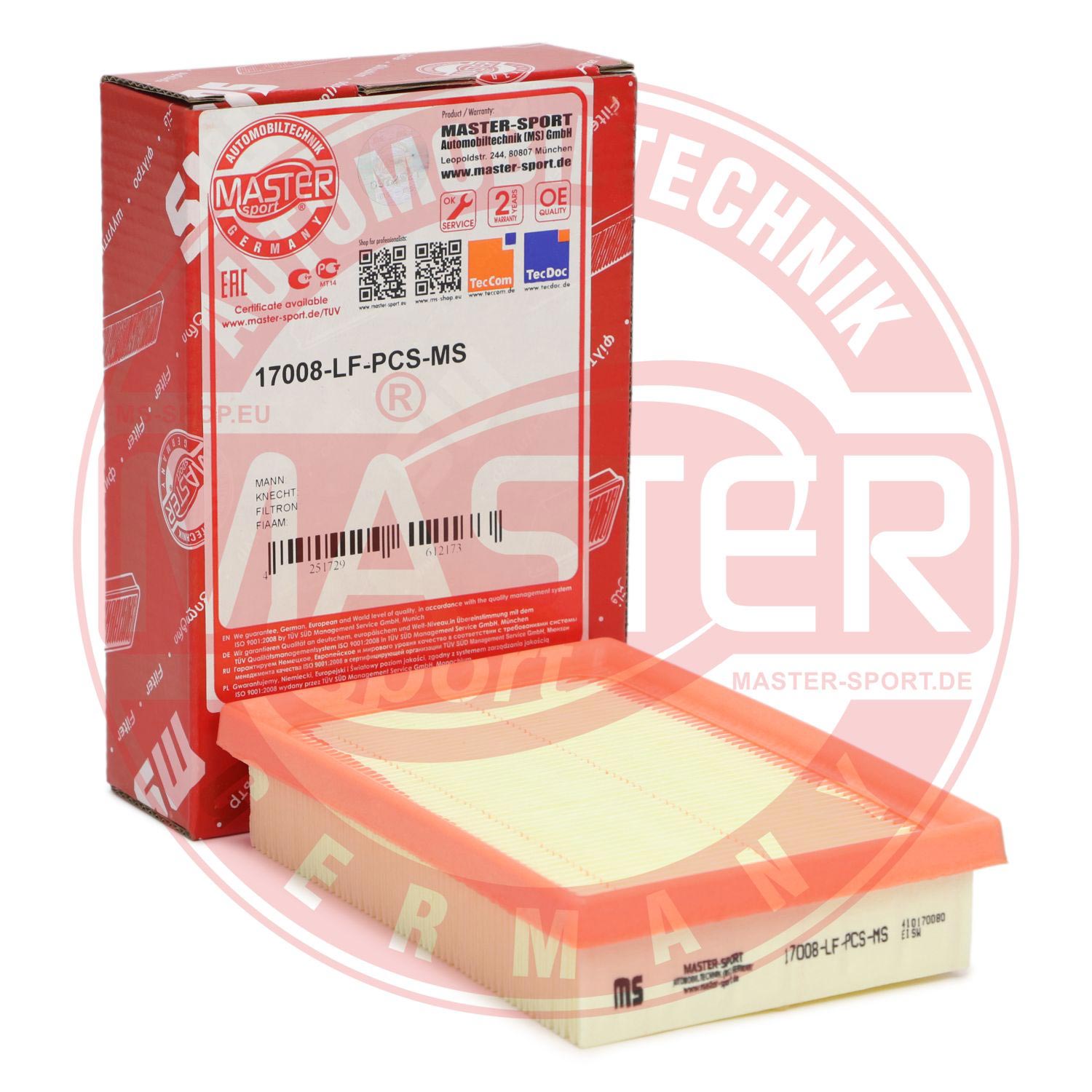 Filtru aer MASTERSPORT GERMANY 17008-LF-PCS-MS
