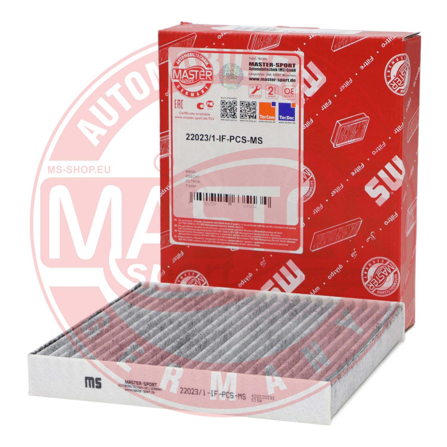 Filtru polen MASTERSPORT GERMANY 22023/1-IF-PCS-MS