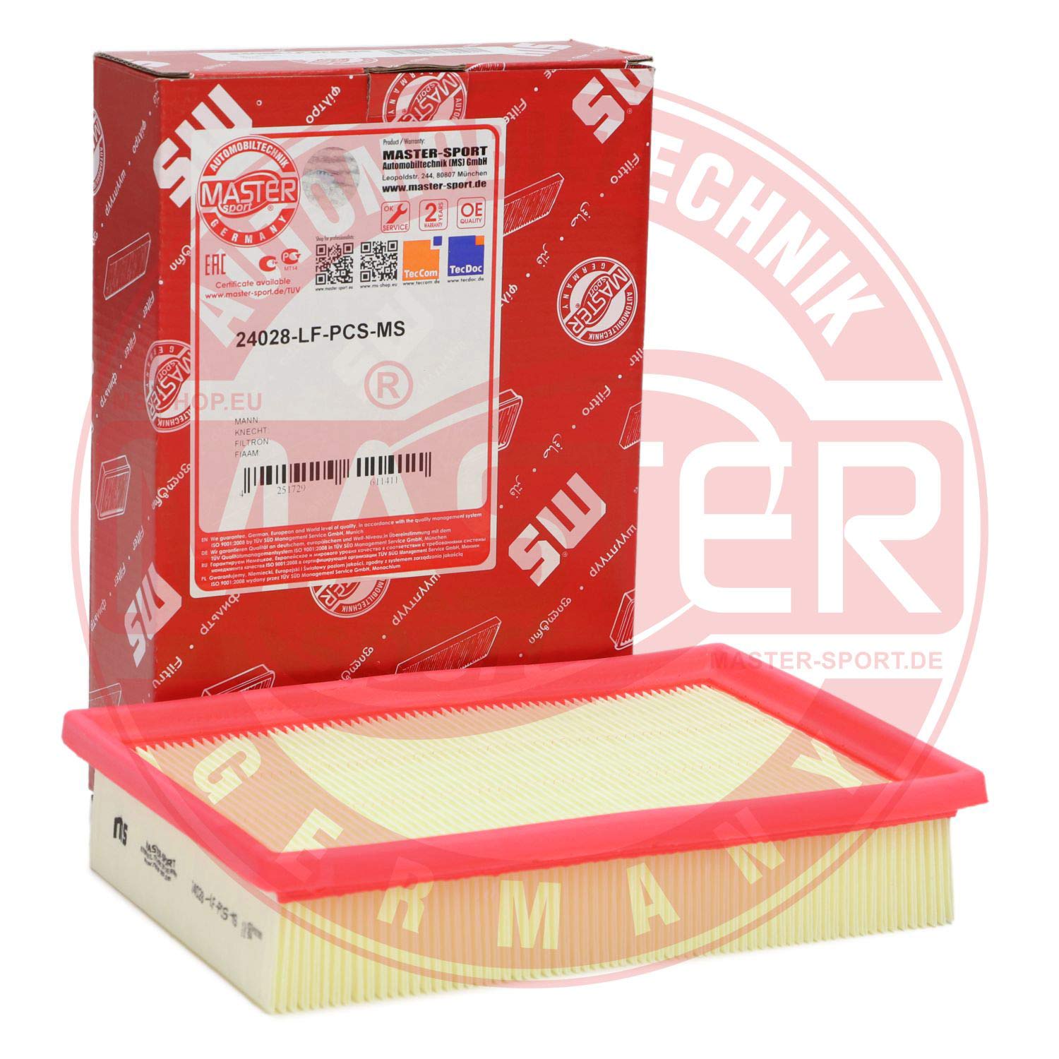 Filtru aer MASTERSPORT GERMANY 24028-LF-PCS-MS