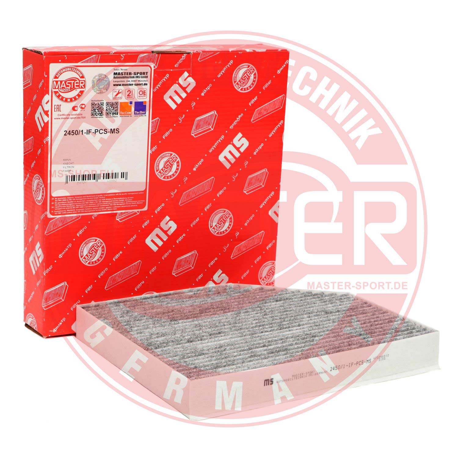 Filtru polen MASTERSPORT GERMANY 2450/1-IF-PCS-MS