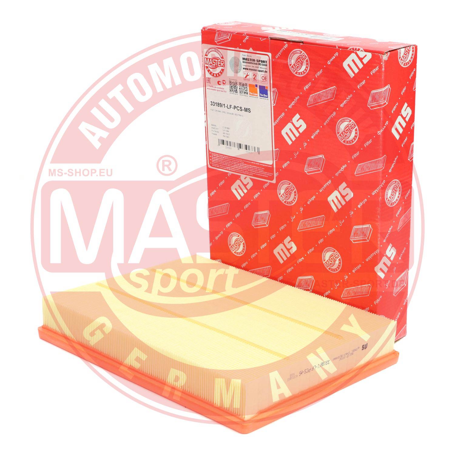 Filtru aer MASTERSPORT GERMANY 33189/1-LF-PCS-MS
