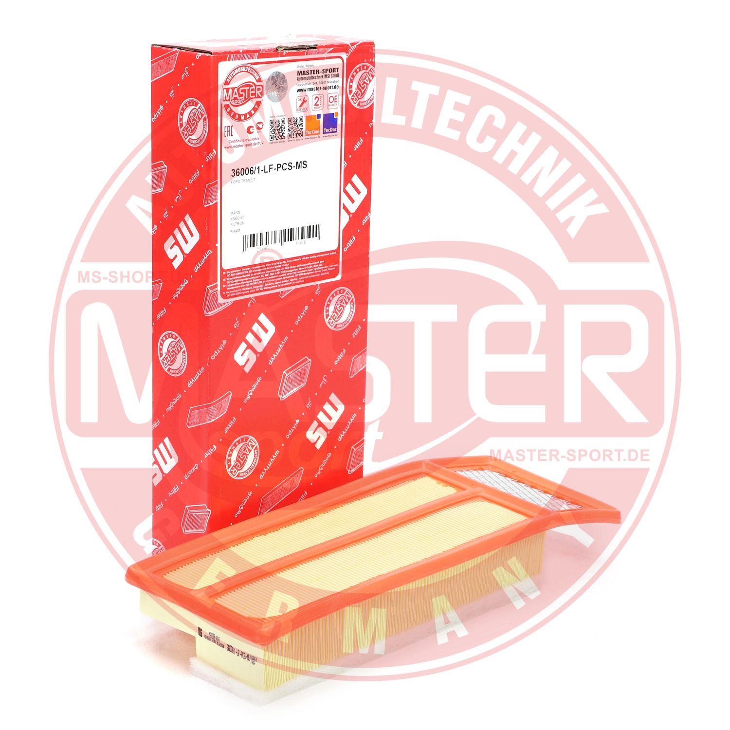 Filtru aer MASTERSPORT GERMANY 36006/1-LF-PCS-MS