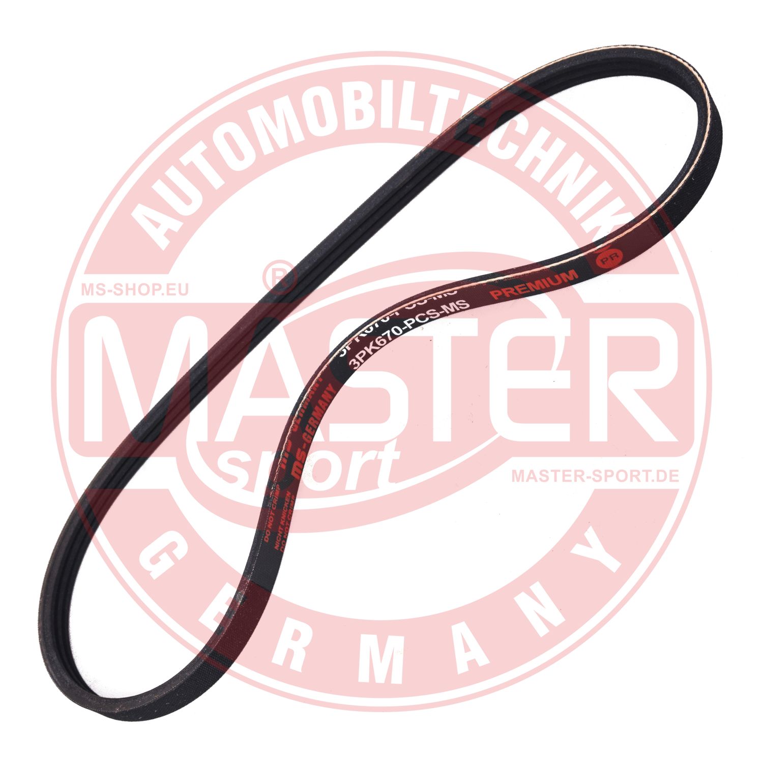 Curea transmisie cu caneluri MASTERSPORT GERMANY 3PK670-PCS-MS