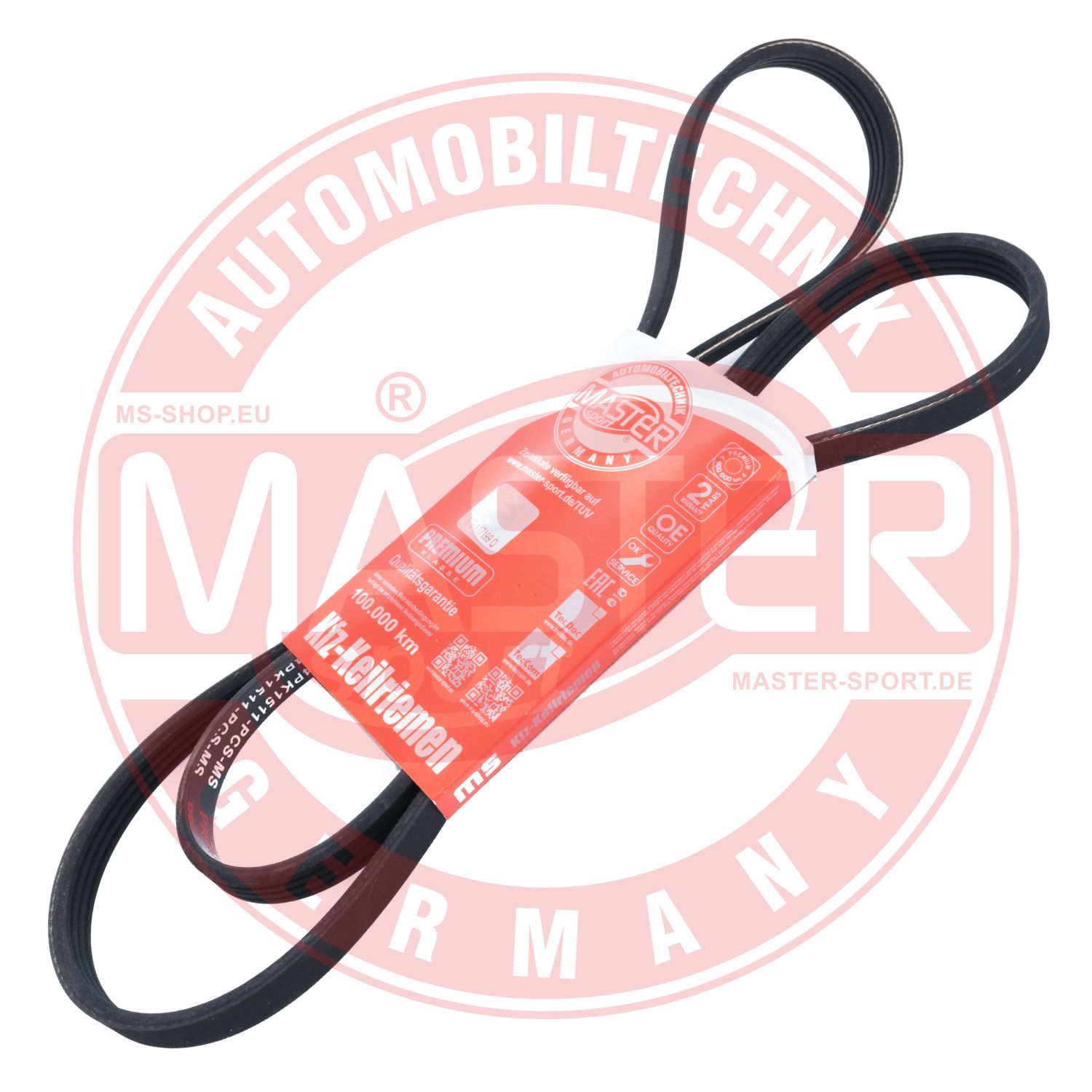 Curea transmisie cu caneluri MASTERSPORT GERMANY 4PK1511-PCS-MS