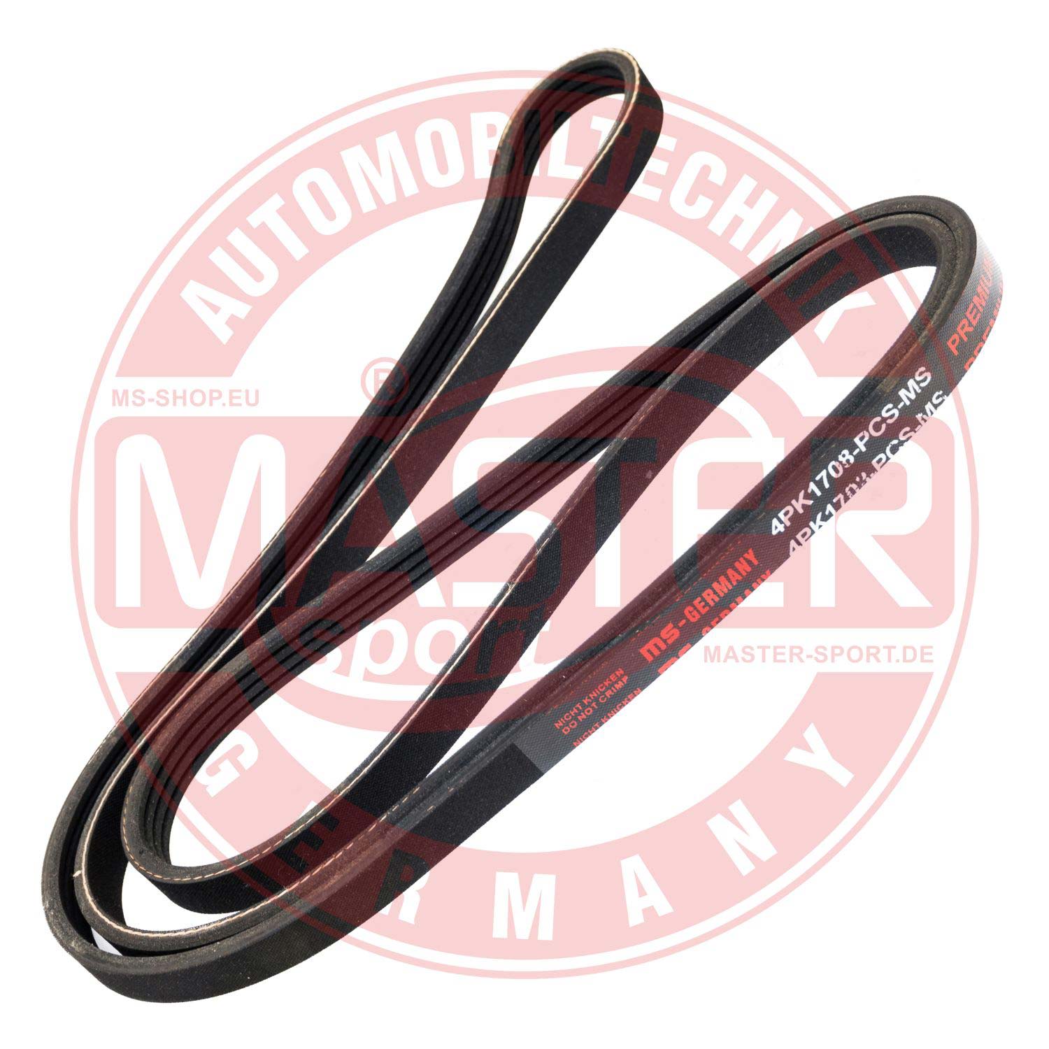 Curea transmisie cu caneluri MASTERSPORT GERMANY 4PK1708-PCS-MS