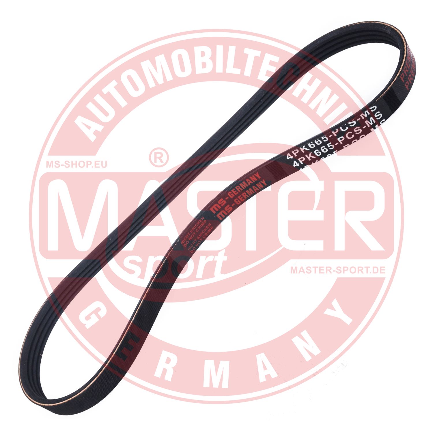 Curea transmisie cu caneluri MASTERSPORT GERMANY 4PK665-PCS-MS