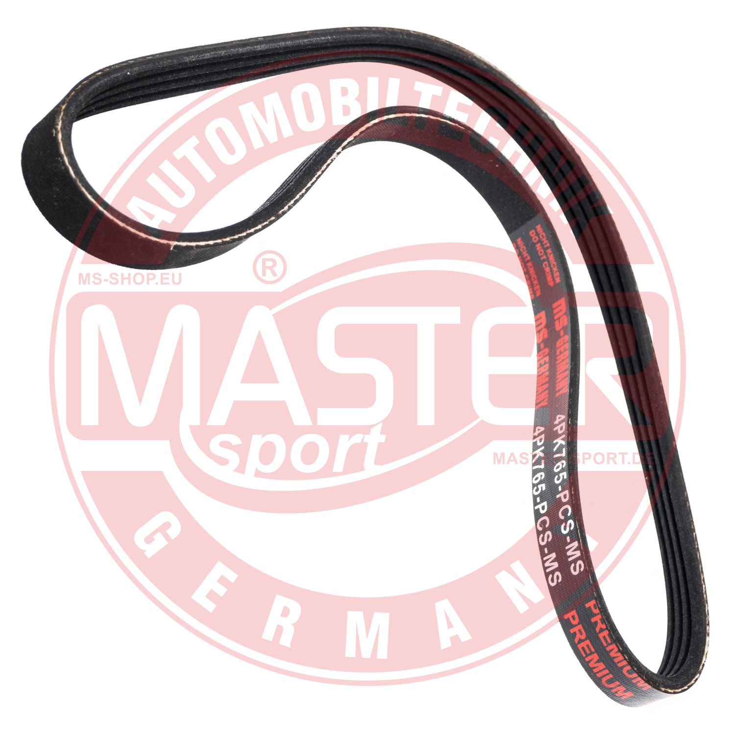 Curea transmisie cu caneluri MASTERSPORT GERMANY 4PK765-PCS-MS