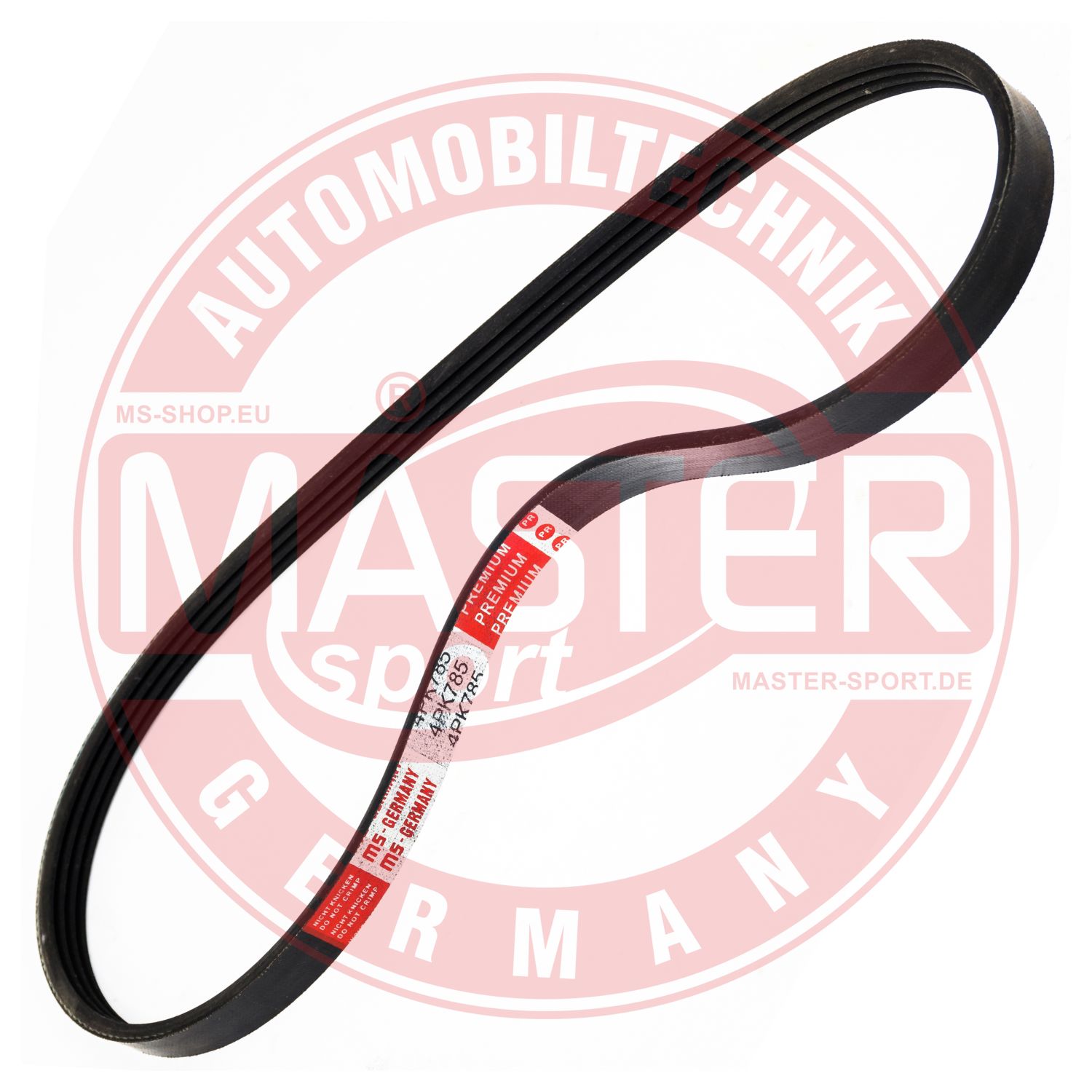 Curea transmisie cu caneluri MASTERSPORT GERMANY 4PK785-PCS-MS