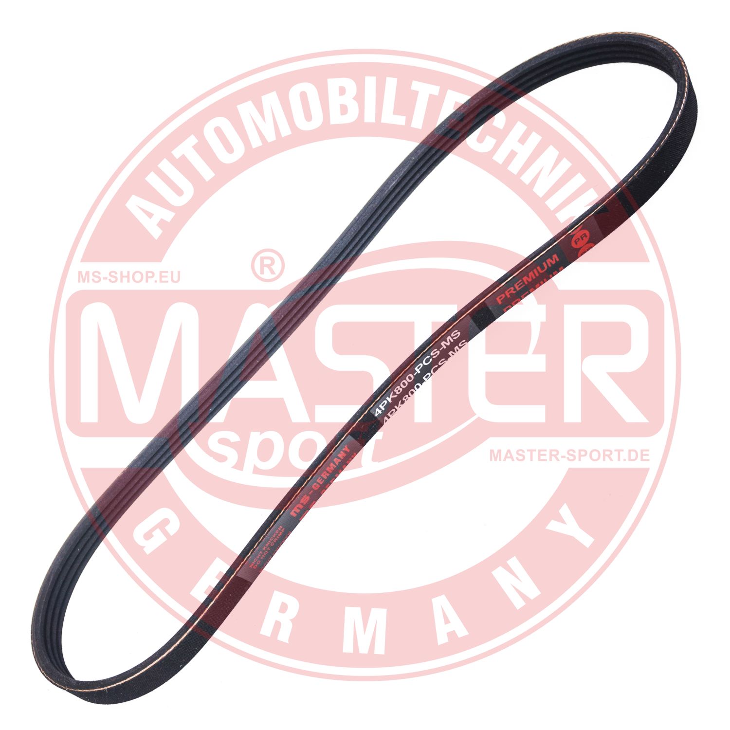 Curea transmisie cu caneluri MASTERSPORT GERMANY 4PK800-PCS-MS