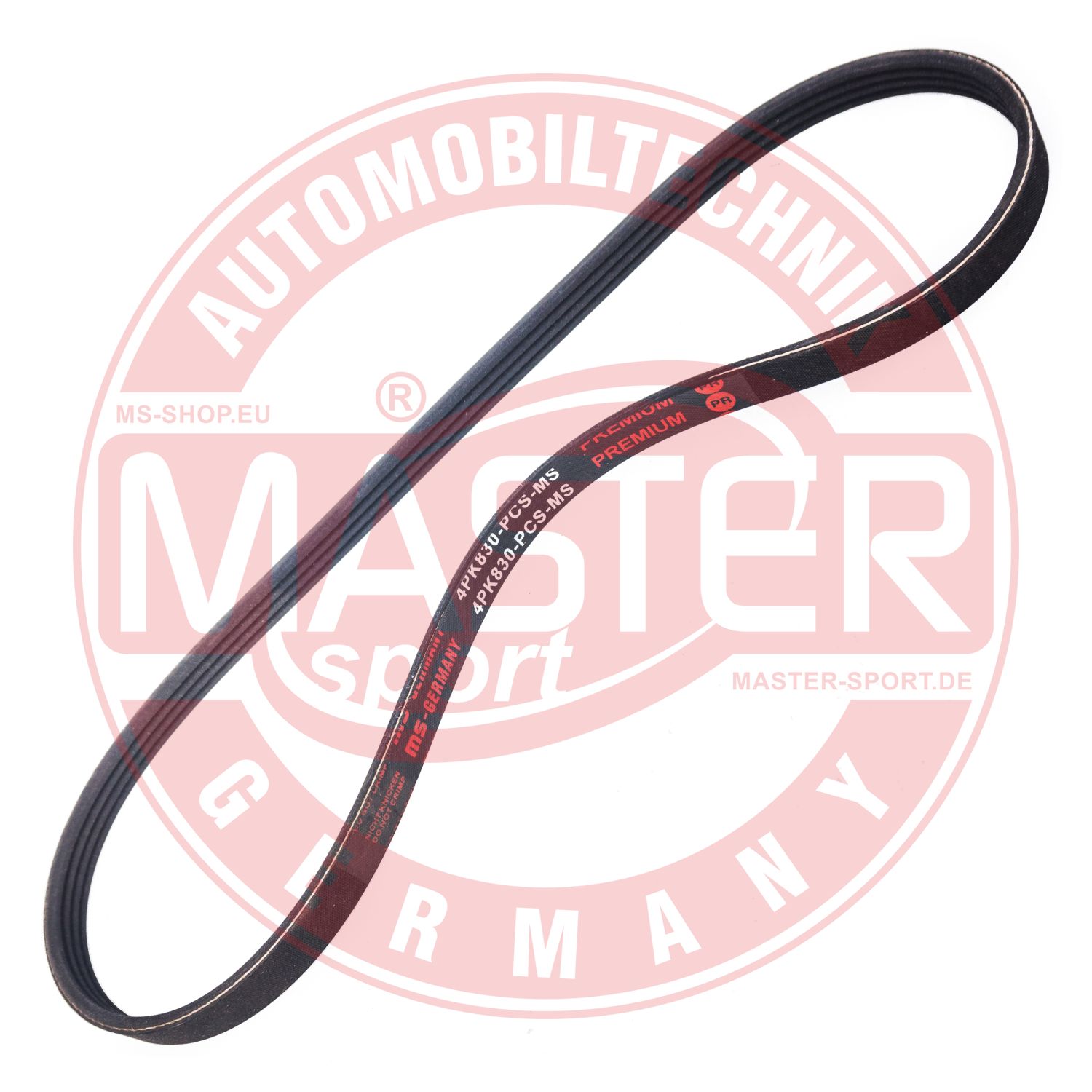 Curea transmisie cu caneluri MASTERSPORT GERMANY 4PK830-PCS-MS