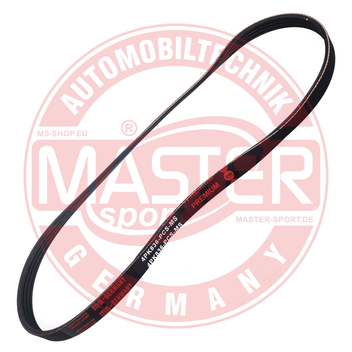 Curea transmisie cu caneluri MASTERSPORT GERMANY 4PK836-PCS-MS