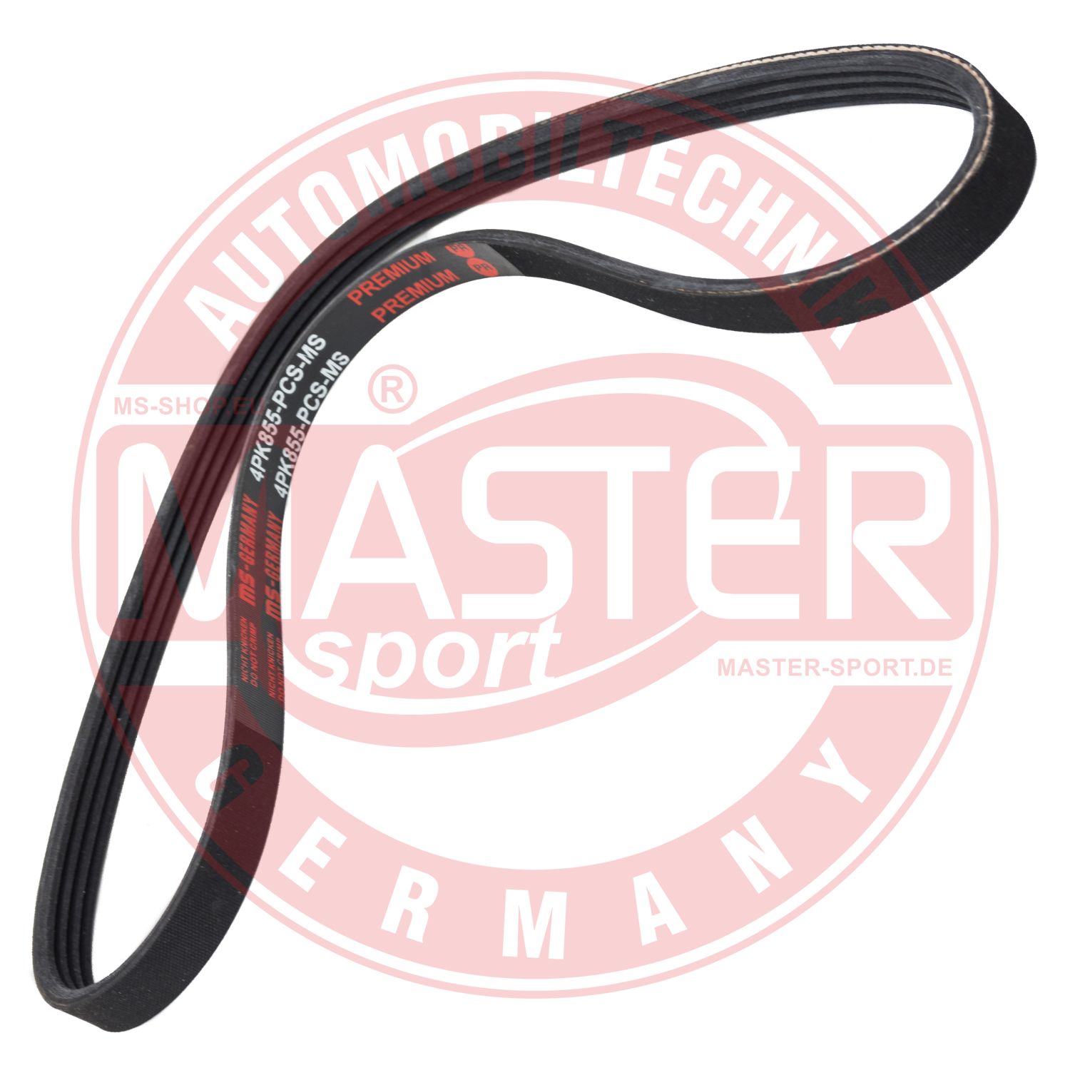 Curea transmisie cu caneluri MASTERSPORT GERMANY 4PK855-PCS-MS