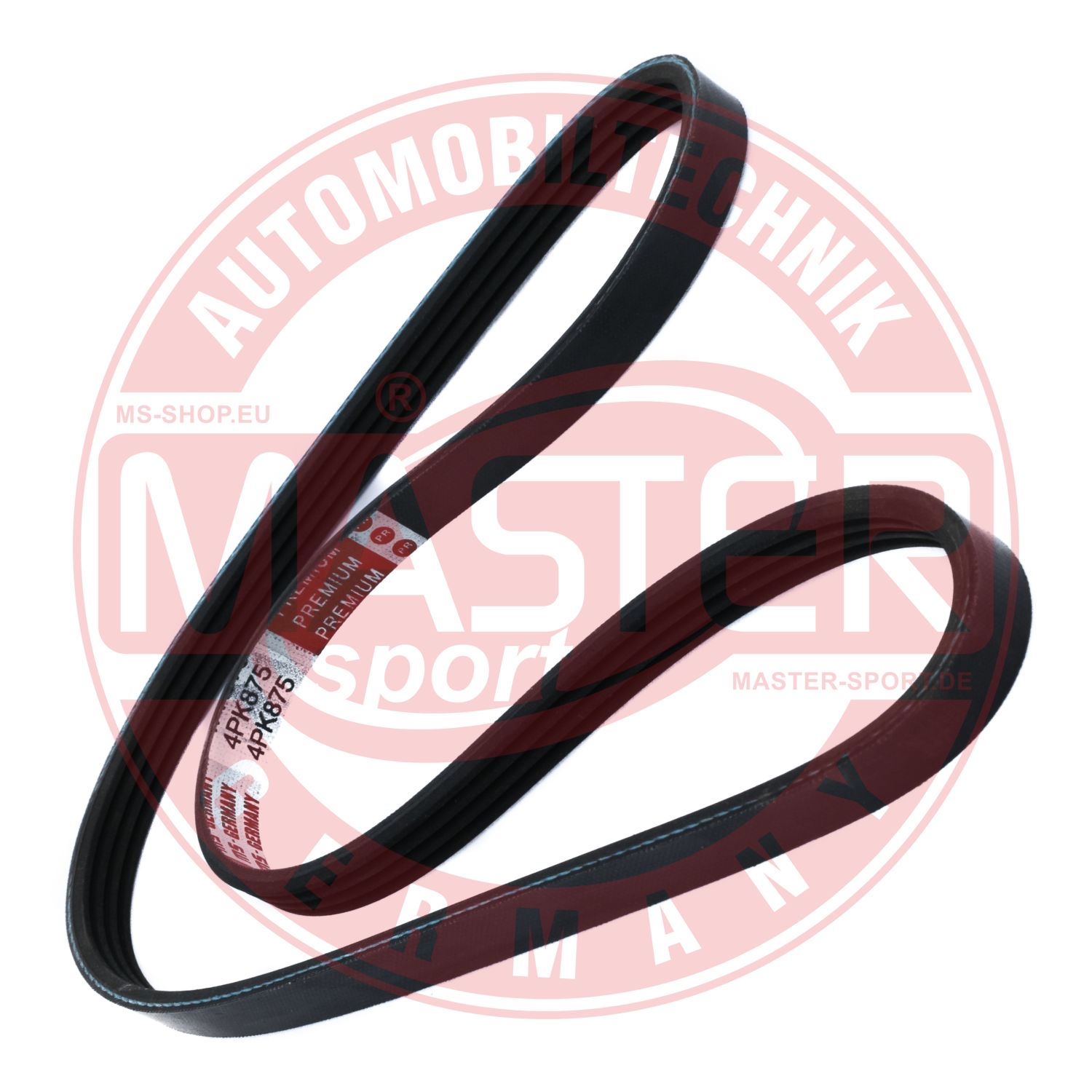 Curea transmisie cu caneluri MASTERSPORT GERMANY 4PK875-PCS-MS