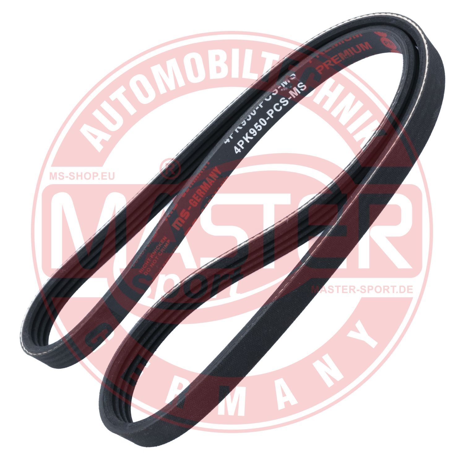 Curea transmisie cu caneluri MASTERSPORT GERMANY 4PK950-PCS-MS