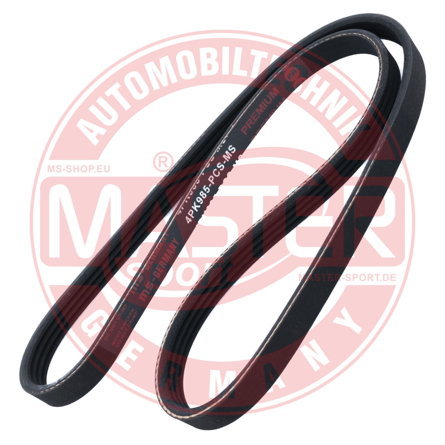 Curea transmisie cu caneluri MASTERSPORT GERMANY 4PK985-PCS-MS
