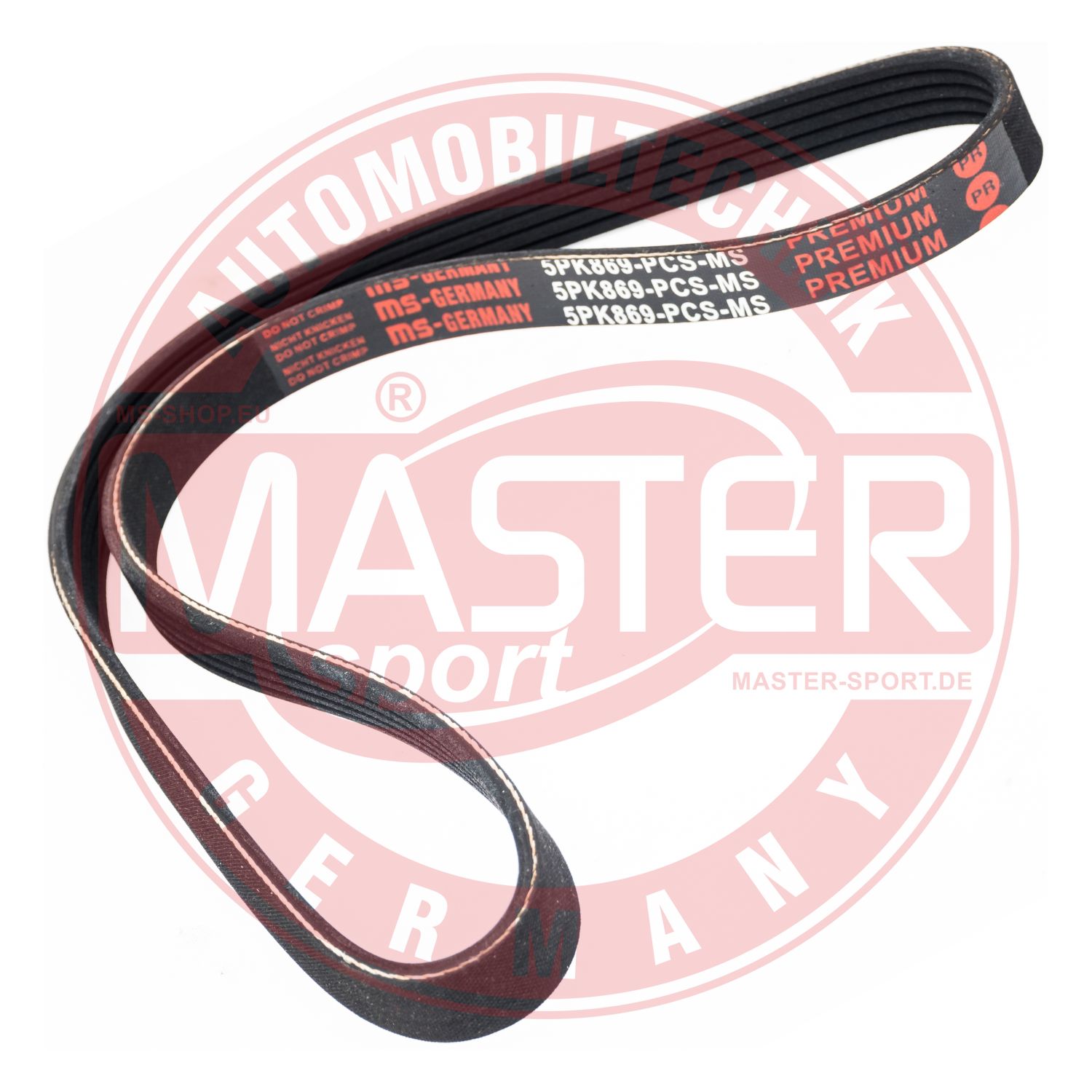 Curea transmisie cu caneluri MASTERSPORT GERMANY 5PK869-PCS-MS