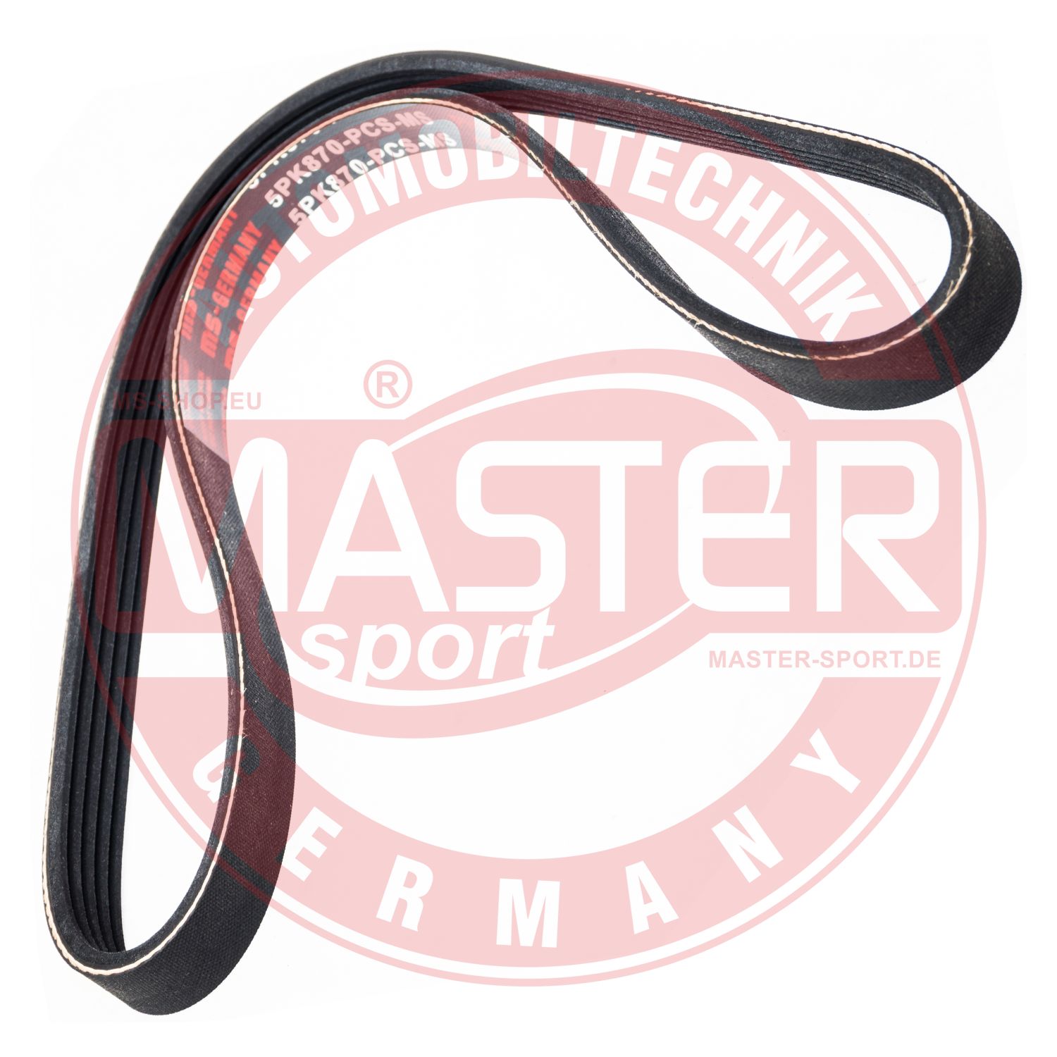 Curea transmisie cu caneluri MASTERSPORT GERMANY 5PK870-PCS-MS