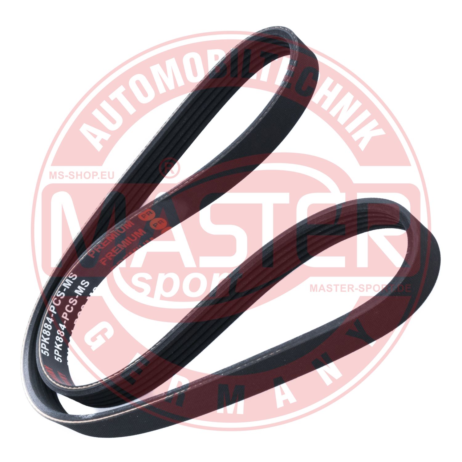 Curea transmisie cu caneluri MASTERSPORT GERMANY 5PK884-PCS-MS